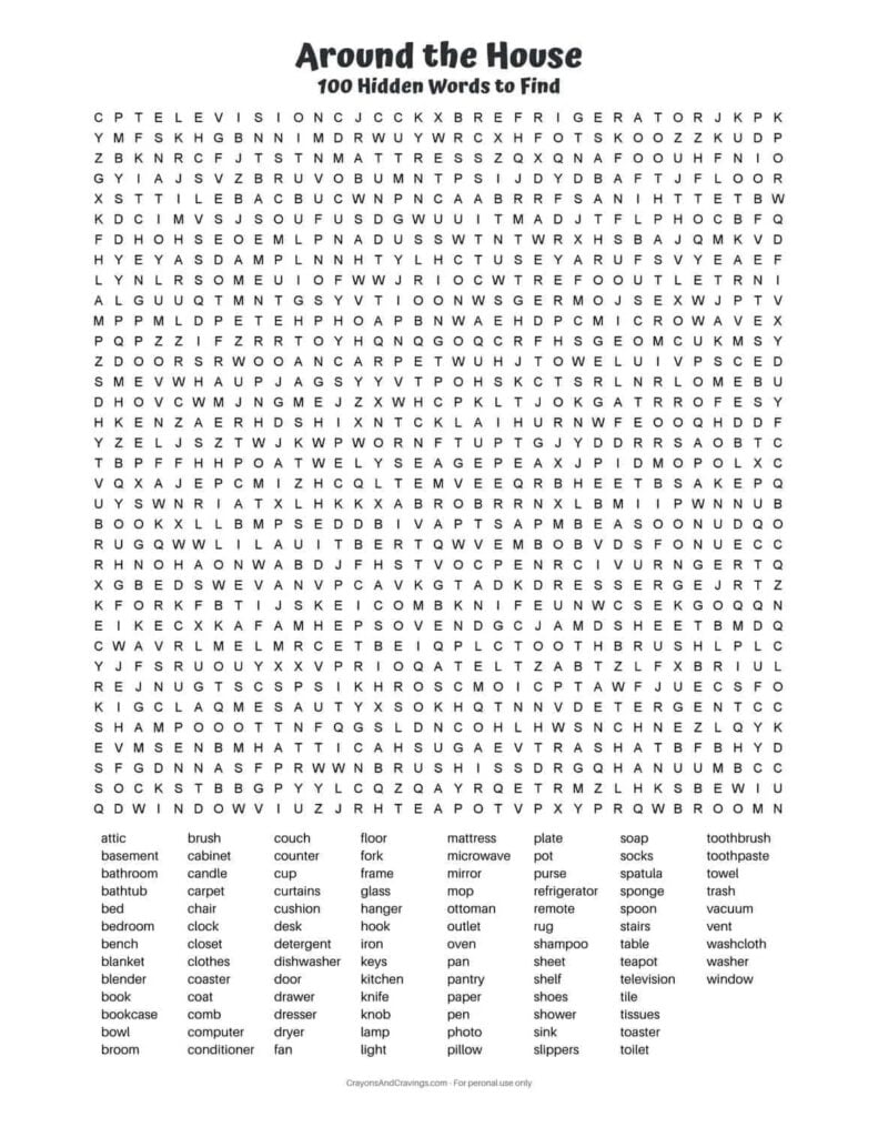 Printable Word Maze Worksheets
