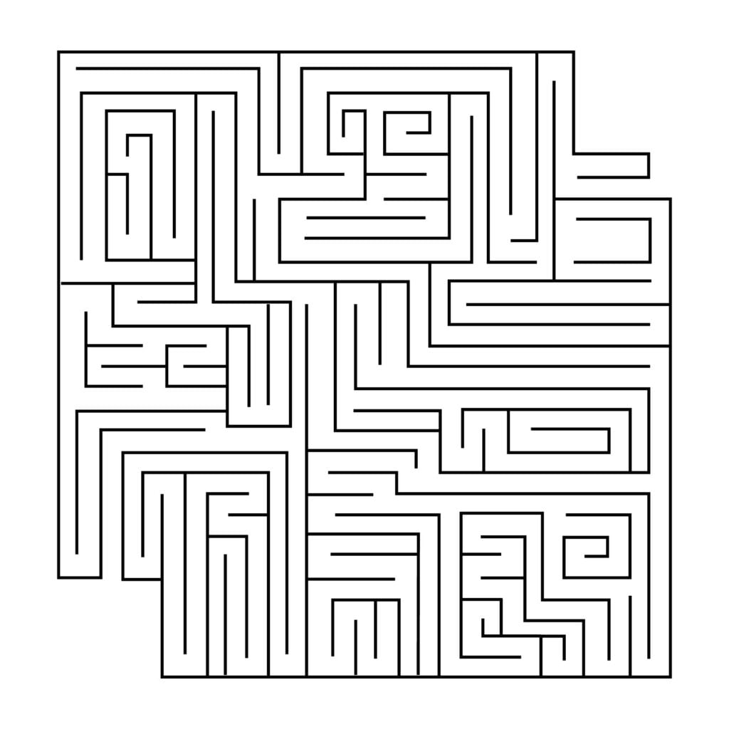 11 Best Hard Printable Mazes Printablee