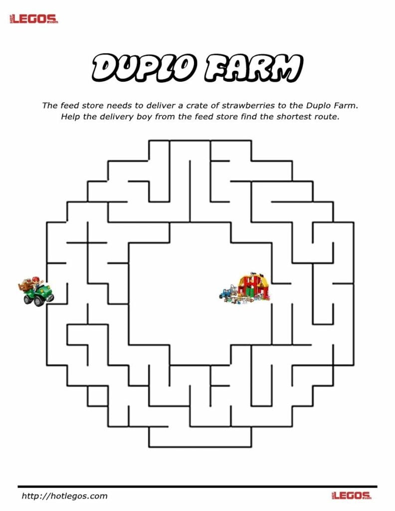 Duplo Farm Maze2 Birthday Ideas For Her Birthday Games Duplo