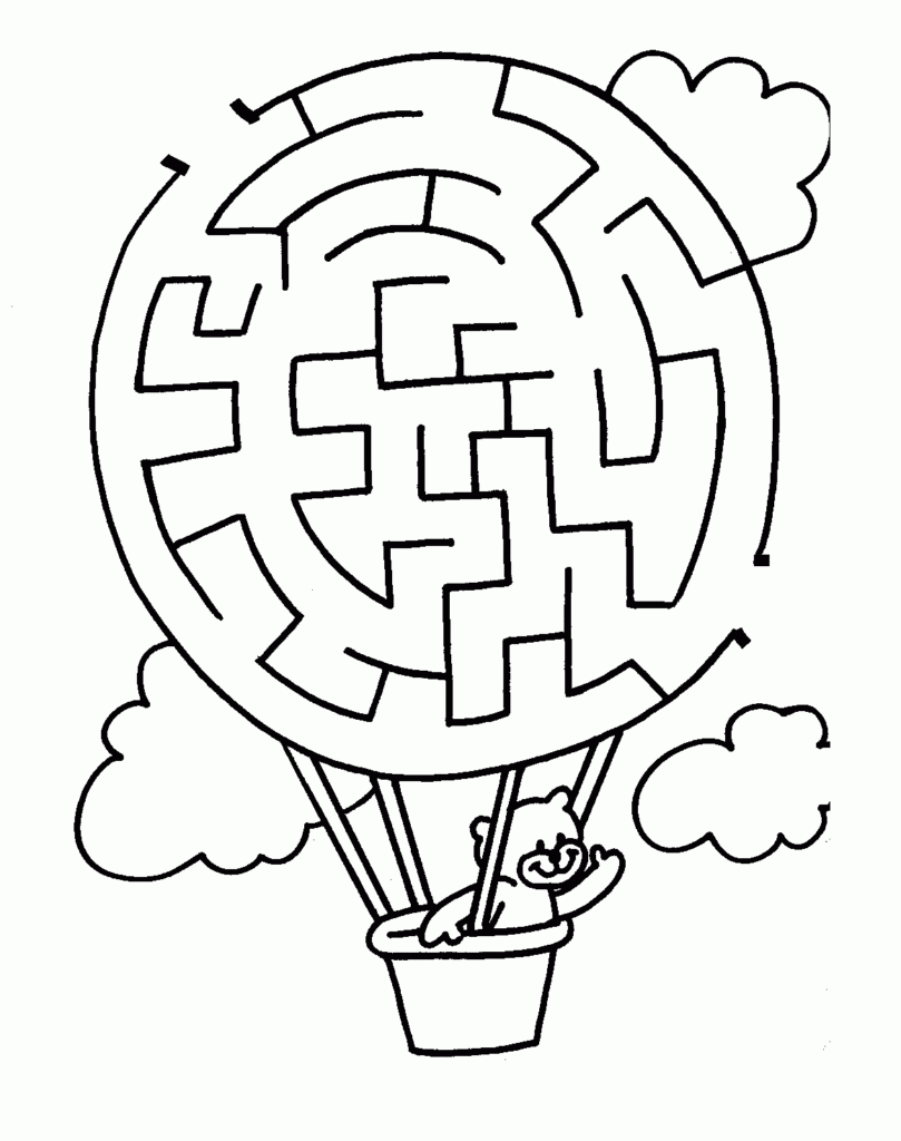 Printable Maze Preschoolers Free