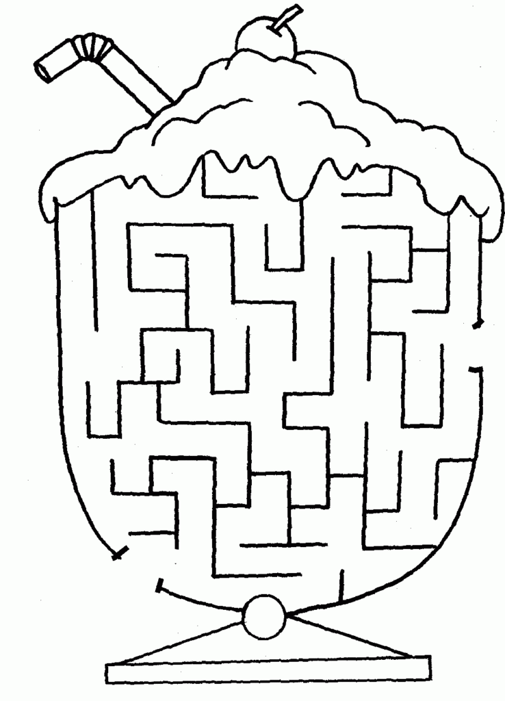 Printable Children's Maze Puzzles