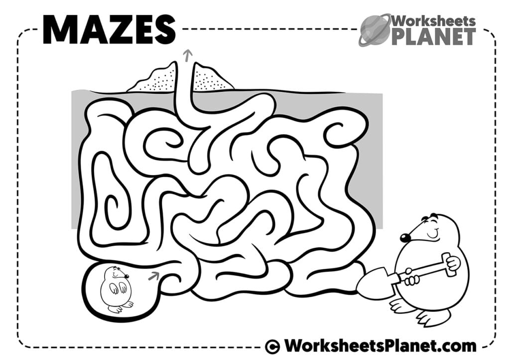 Free Easy Printable Mazes For Kids Download The FREE PACK