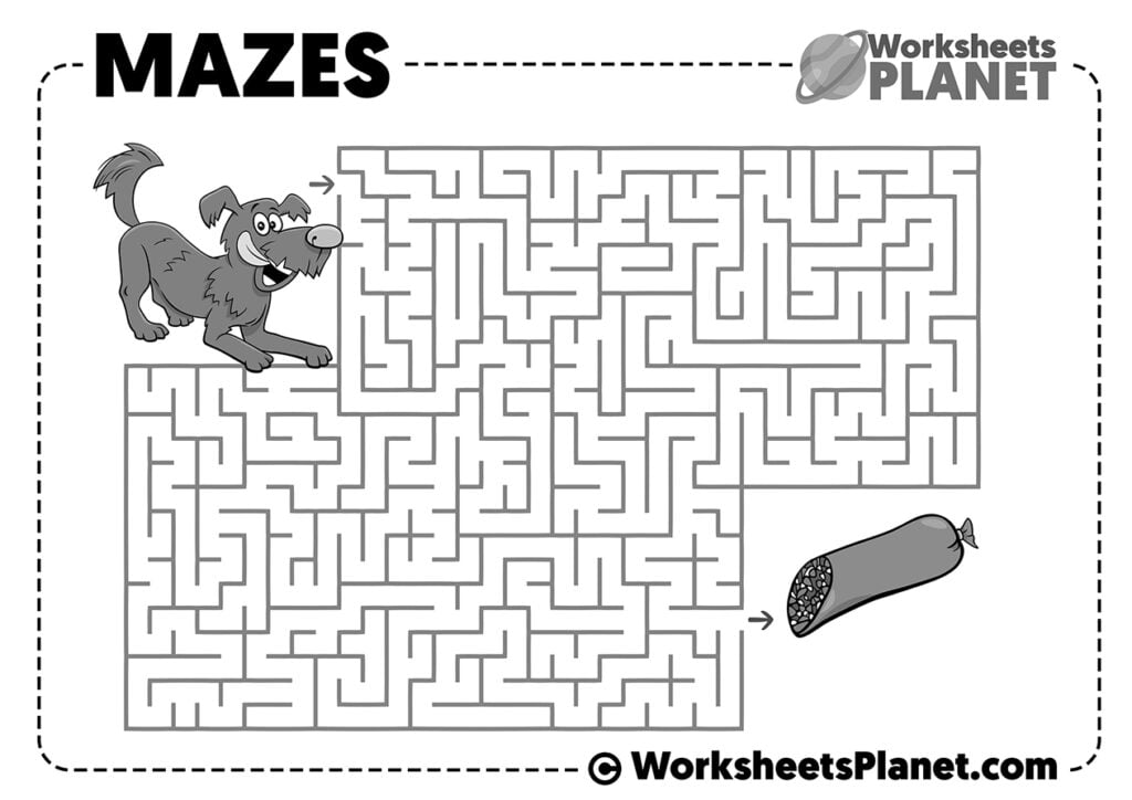 Printable Mazes For 5 Year Olds Pdf