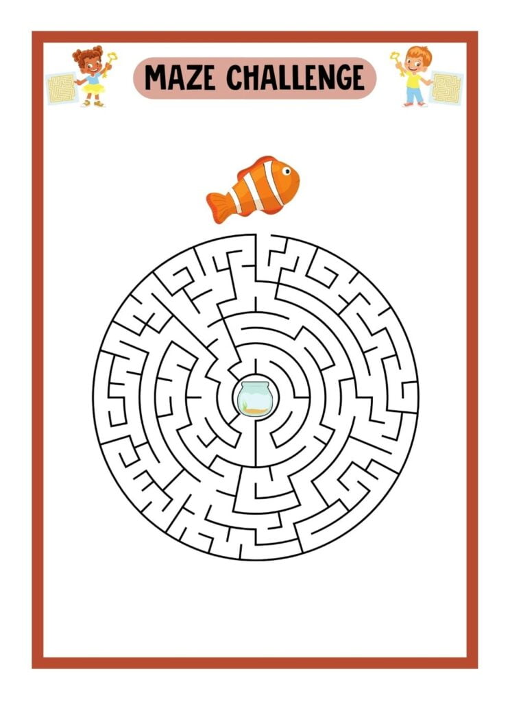 Free MAZE Puzzles For Download PDF Print VerbNow