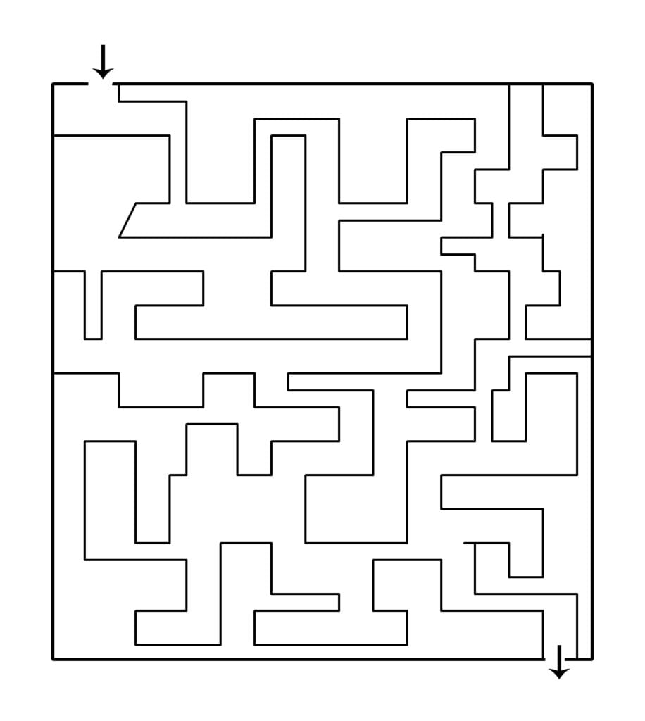 Printable Mazes Free For Adults