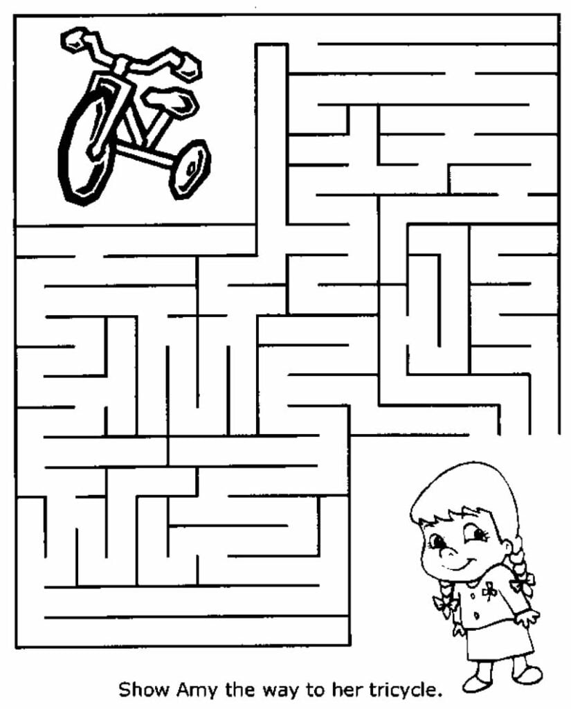 Free Downloadable Mazes For Kids
