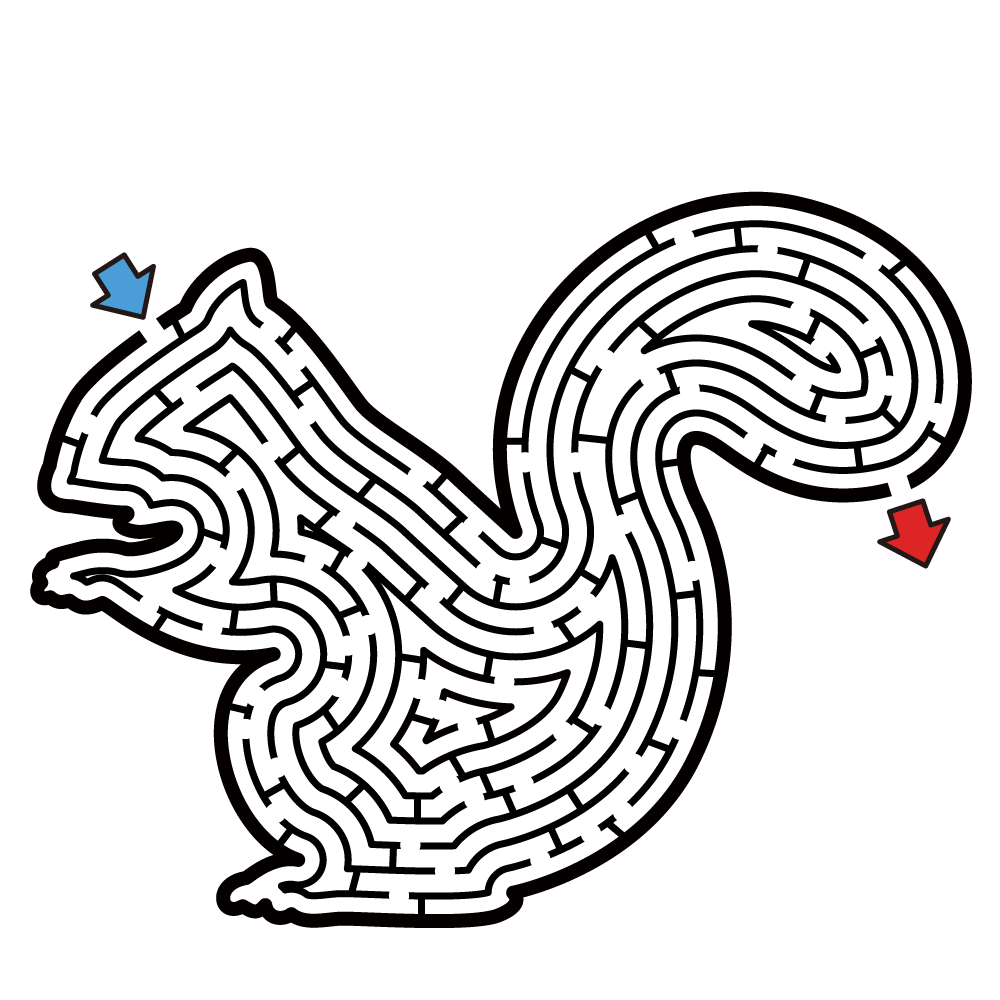 Printable Intermediate Mazes