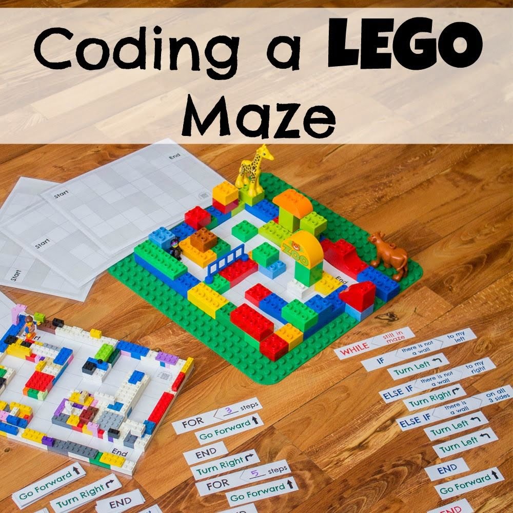 Free Printable Lego Mazes