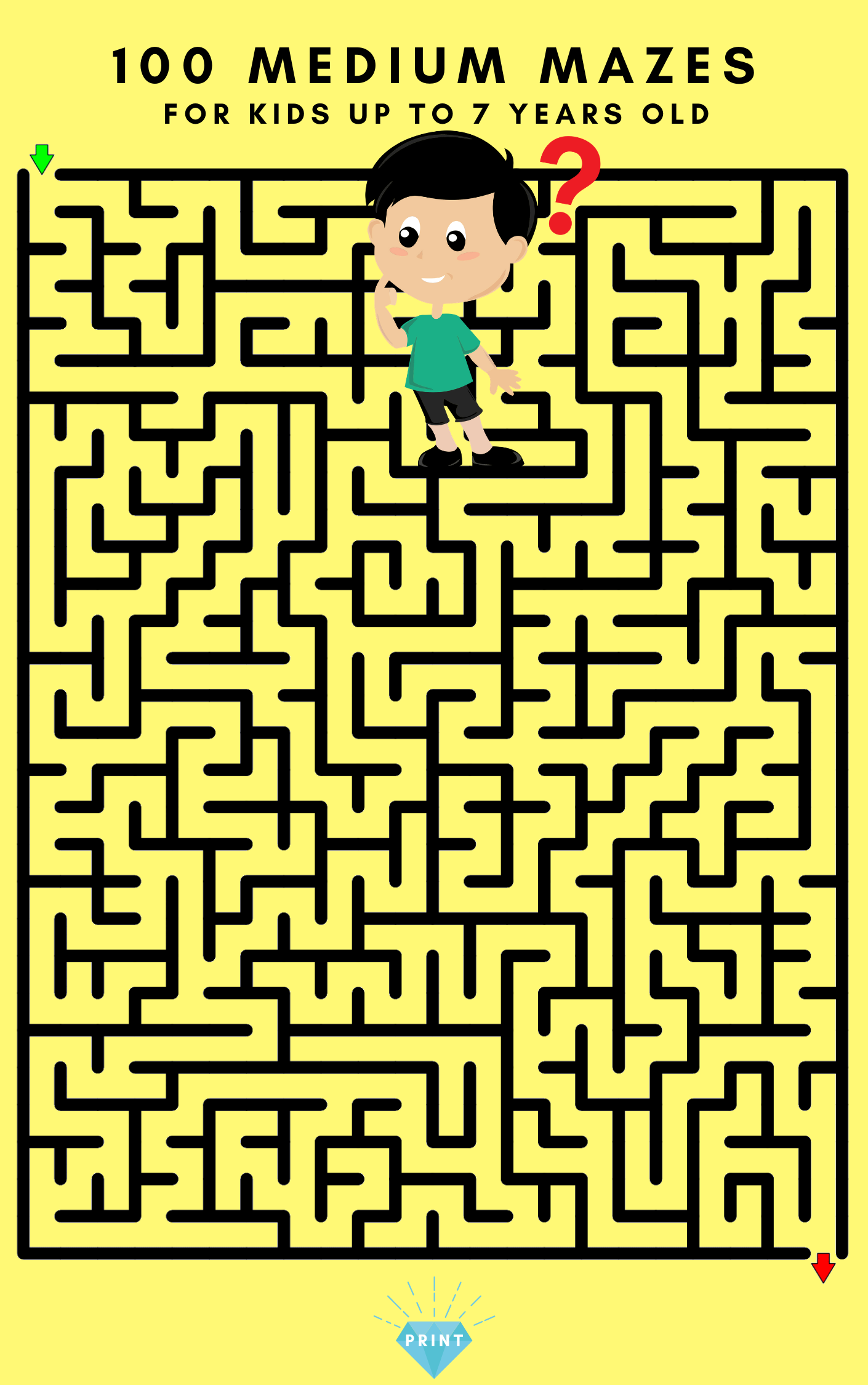 Printable Mazes For Kids Ages 5 7 Printable Mazes For Kids Ages 5 7