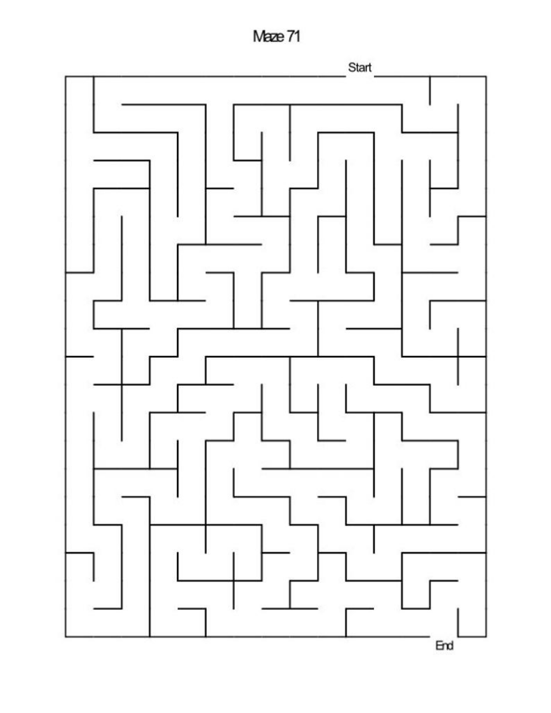Print Out Mazes 100 Printable Mazes And Answer Sheets Etsy Etsy Printable Mazes Mazes For Kids Printable Maze Book