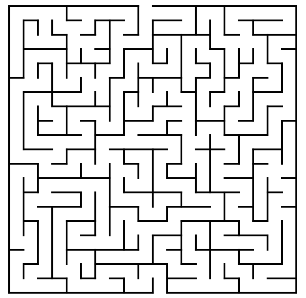 Printable Mazes For Adults Easy