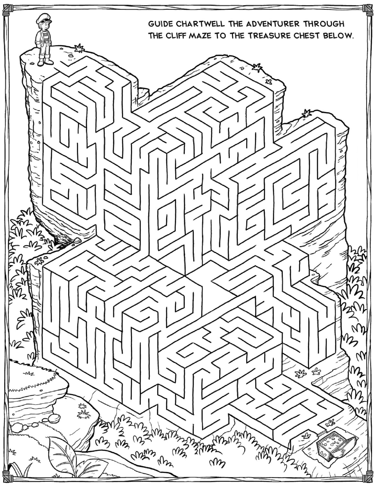 Printable Mazes Best Coloring Pages For Kids Printable Mazes Best Coloring Pages For Kids