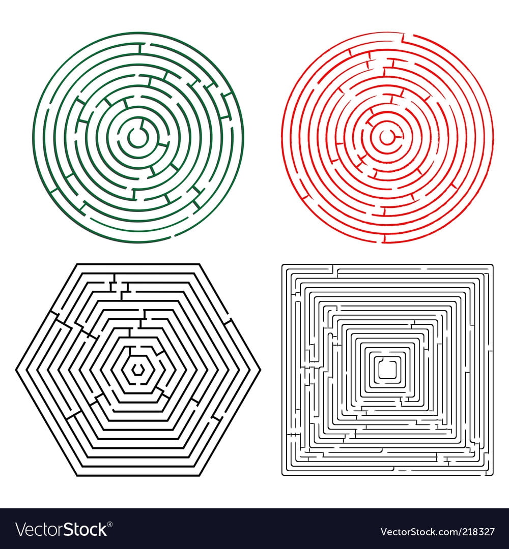 Printable Circular Maze Printable Circular Maze
