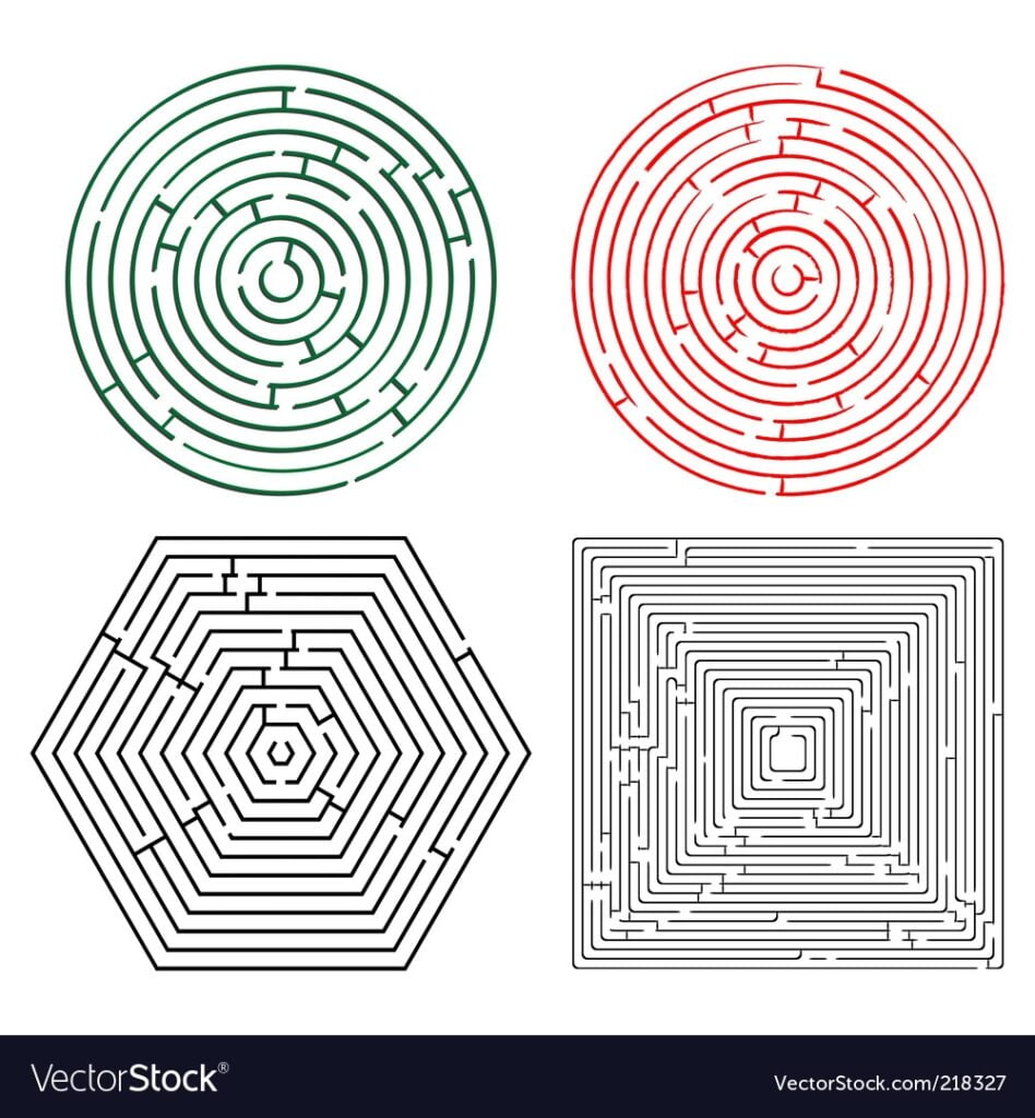 Printable Circle Maze