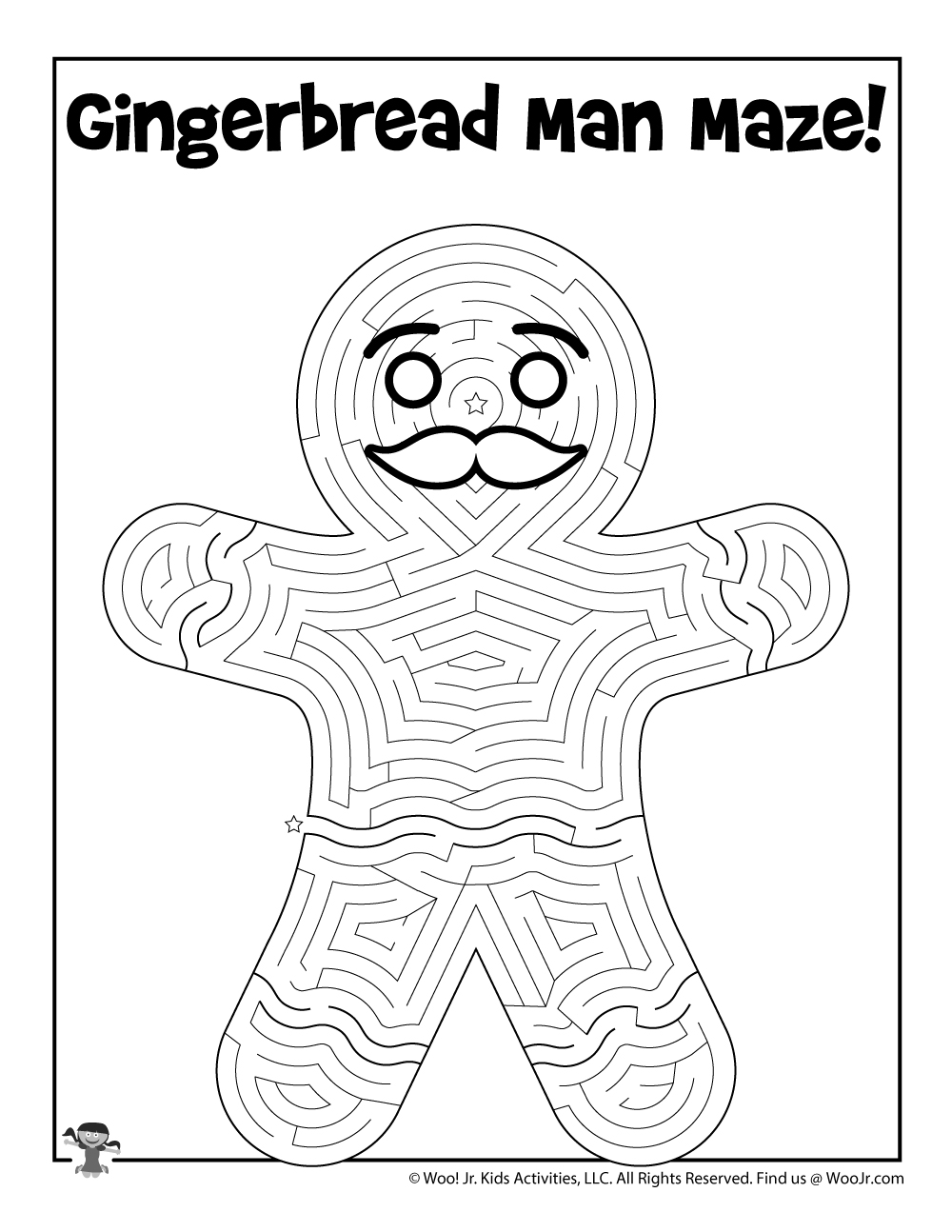 Easy Christmas Mazes Printable Easy Christmas Mazes Printable